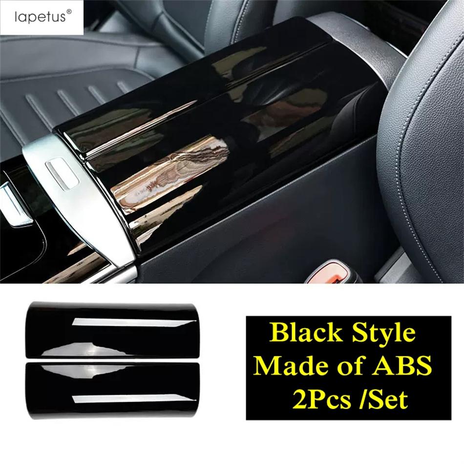 Black Seat Pillow Button Sequ / Middle AC Air Outlet / Armrest Storage Box Cover Trim Fit For Benz GLC 260 300 X254 2024