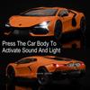 1/24 New Revuelto Sports Car Toy Model Alloy Die-cast Doors Can Be Opened and Lifted Tail Wing Sound Light Vehicle Collection Children's Gift
