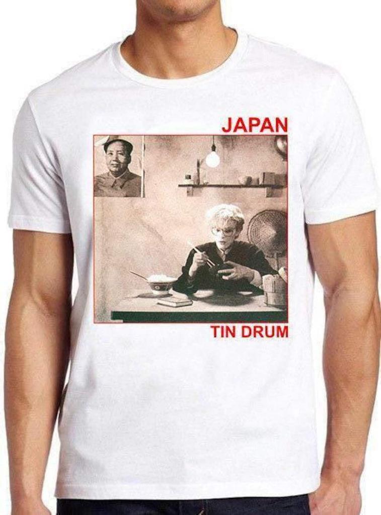 Japan Sylvian Tin Drum 80s Music Synth Pop New Wave Cool Gift Tee T Shirt B1505