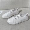 Маленькие белые туфли для женщин, весна, новые универсальные кожаные туфли на плоской подошве, повседневные студенческие туфли, маленькие белые туфли Ins Tide
