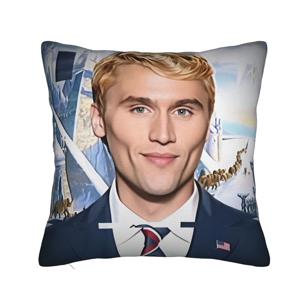 Charlie Kirk Pillow Case Funny Pillow Cover Soft Pillowcases For Sofa Home Decoration