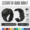 Быстросъемный ремешок 22/26 мм для Garmin Enduro3/Fenix8 47 мм, силиконовый, водонепроницаемый, для активного отдыха, для Garmin Enduro3/Fenix8 47 мм