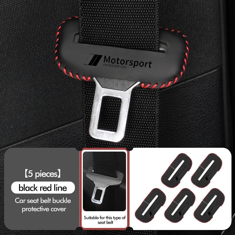 Universal Car Seat Belt Protector Buckle Clip Anti-Scratch Cover For BMW M E84 F10 F20 F15 F25 iX iX1 iX2 iX3 iX5