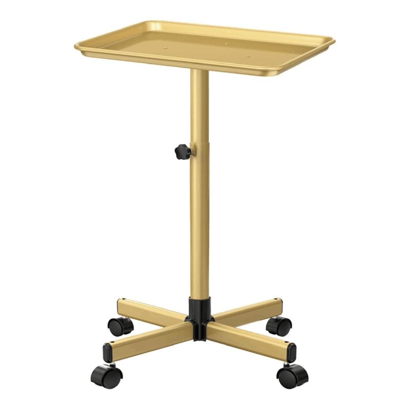Metal Barber Trolley Tray Rolling Cart HeightAdjustable Hair Beauty SPA Multifunctional Cart Storage Stand Hair Profiling Tools