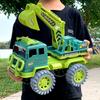 Children'S Educational Large Simulation Construction Vehicle Excavator Mixer Truck Sliding Toy Car Drop-Resistant Boy Gift