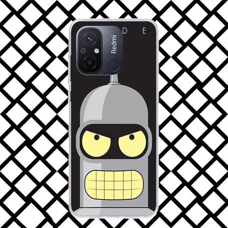 Cartoon F-Futuramas Phone Case for Xiaomi Redmi 14C 13C 13 12C 12 10C 10 10A 9C 9 9A 9T 8 8A 7 7A 6 Pro 6A K70 K40 Soft Fundas