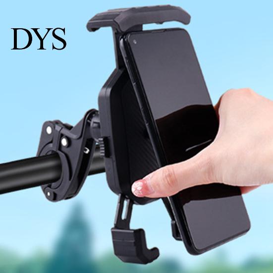 Car Phone Mount Navigation Bracket One Click Quick Lockout 360 Degrees Rotation Anti-shaking Mobile Widely Compatible Handlebar Holder Accessories
