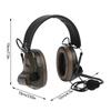 Outdoor Earmuff Microphone Earphone Headset for Combat Games