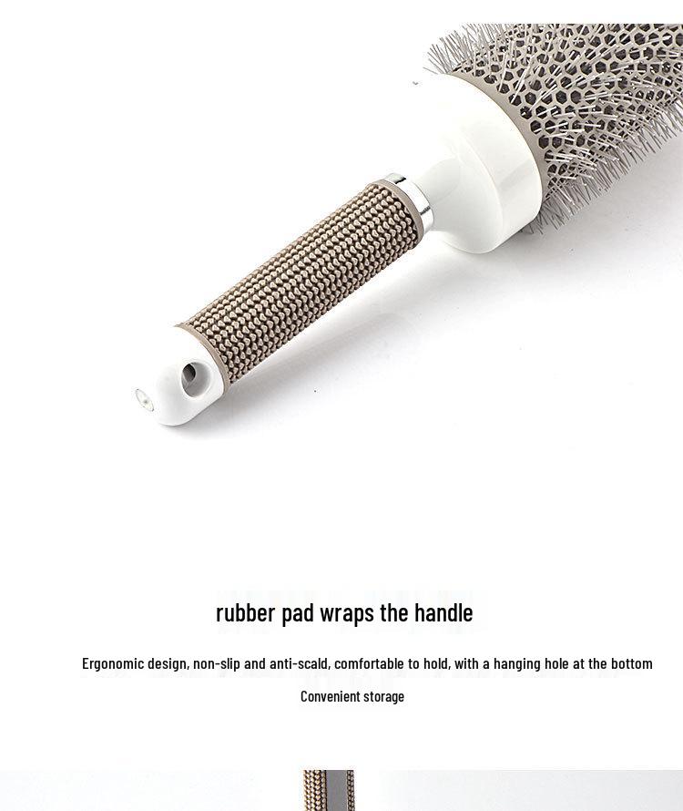 Круглая алюминиево-керамическая щетка для укладки, завивки и парикмахерского искусства