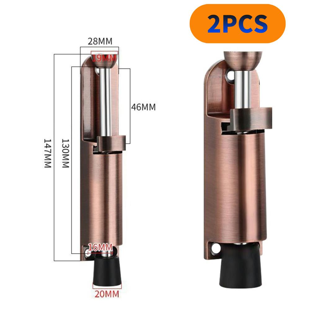 Телескопический дверной стопор Подпружиненный прочный металлический стопор с регулируемым положением и клиньями ножного тормоза для нижнего шва двери