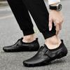 Fashion Fashionable Outdoor Men's Hand Sewn Breathable Anti Slip Driving Shoes Spring Men's Comfortable Soft Soled Octopus Bean Shoes