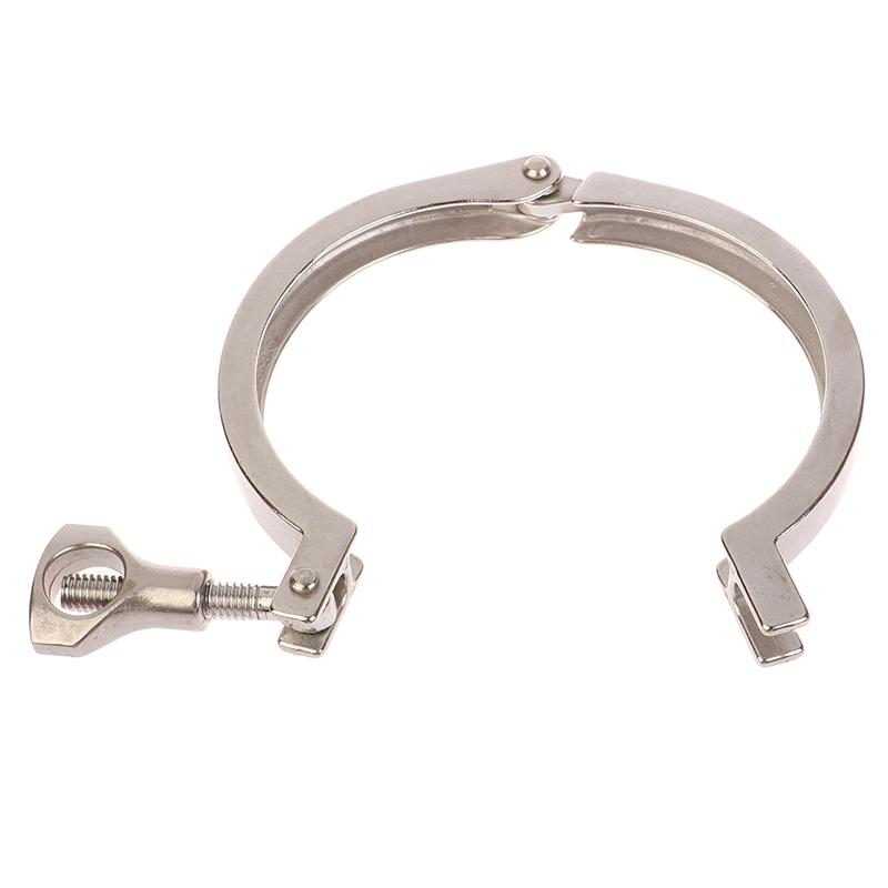 304 Precision Cast Sanitary Clamp Stainless Steel Quick Opening Pipe Clamp Quick Installation Clamp Set Quick Installation Clamp