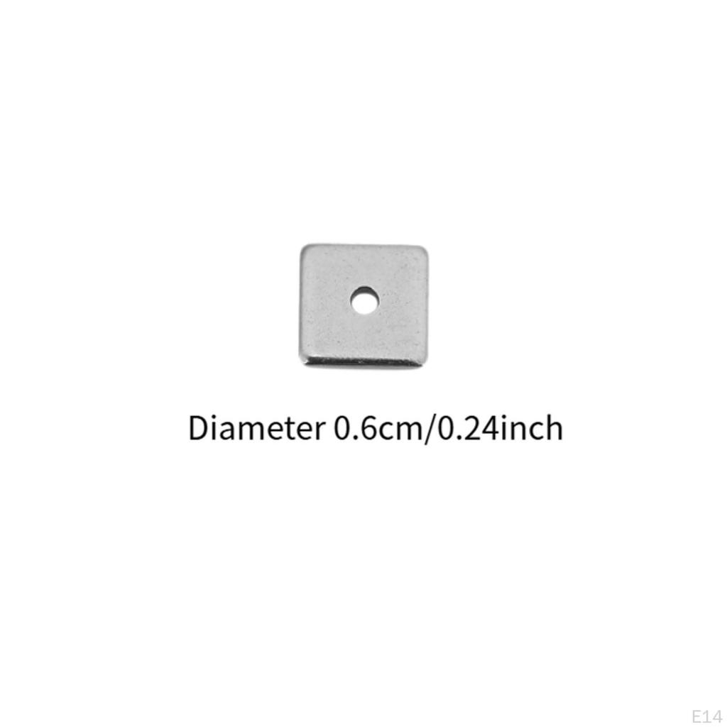 50 штук квадратных бусин для рукоделия, изготовления украшений и ожерелий