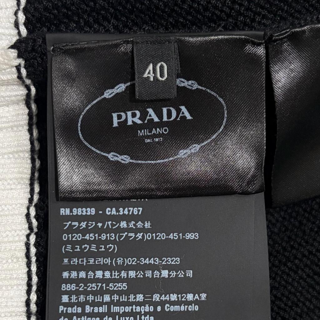 PRADA Knit Black Women's Size M (40) Model P25I04S211