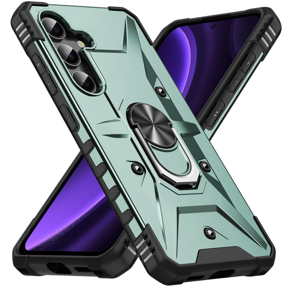 Для Samsung Galaxy A17 5G Чехол Защита Камеры Бронированный Чехол для Телефона для Galaxy A17 A 17 GalaxyA17 Кольцо-Подставка Ударопрочный Funda