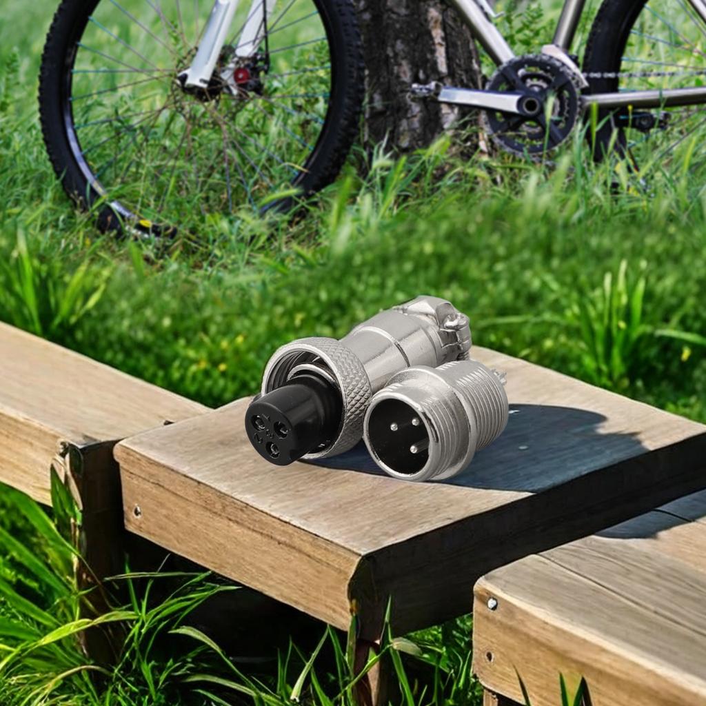 GX12 3-контактный разъем для подключения зарядного устройства аккумулятора ABS