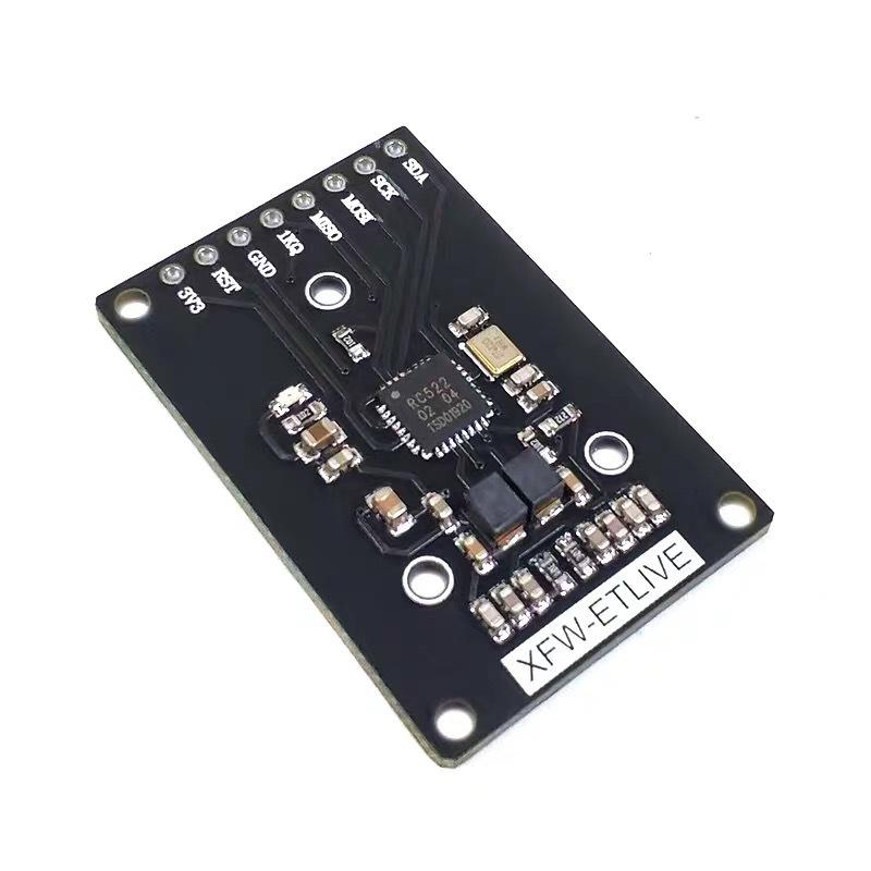 Модуль RFID 13,56 МГц, интерфейс SPI, компактный мини-модуль RC522, 3,3 В, считыватель/записывающее устройство IC, системы контроля доступа