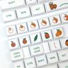 Оранжевая тема для клавиш PBT 5-сторонние сублимационные колпачки для механической клавиатуры MX h, профиль DA для 139