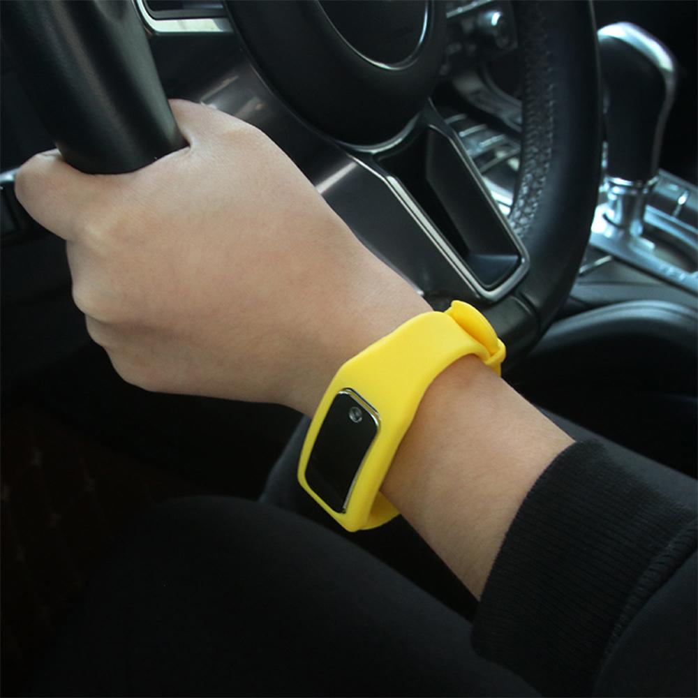 1PC Automatic Static Removal Bracelet Human Body Anti Static Wristband Silicone Bracelet With Wireless Intelligent Warning Light