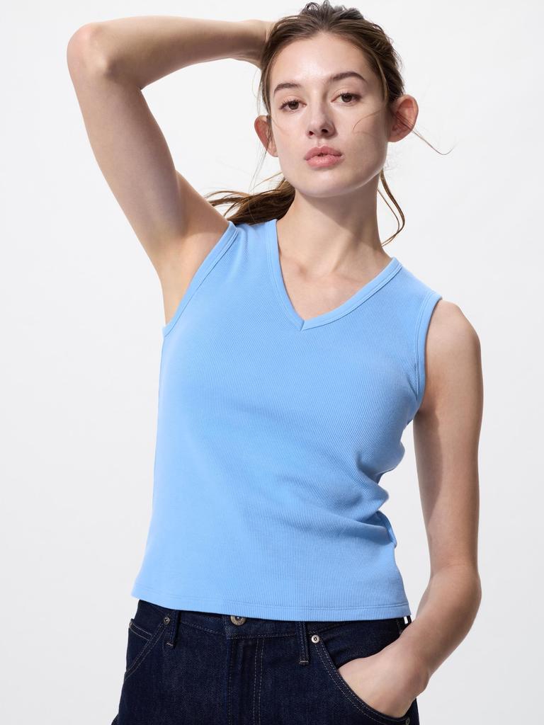 Uniqlo Японский топ-бра с V-образным вырезом