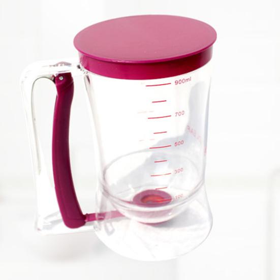 Pancake Batter Dispenser BPA-Free Cupcake Batter Funnel Pancake Maker with Measuring Label Easy Pour Baking Supplies