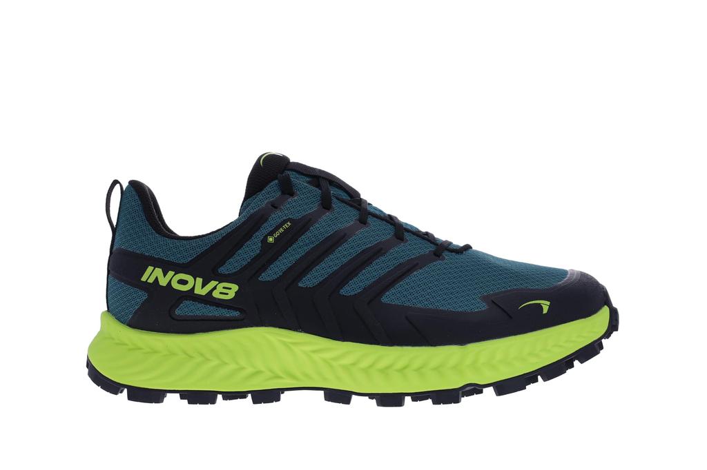 Треккинговые ботинки ROCLITE GTX MS для альпинизма и META Size Inov-8 для хайкинга, водонепроницаемые Gore-Tex, дышащие, с пластиной, амортизирующие, низкие, мужские,