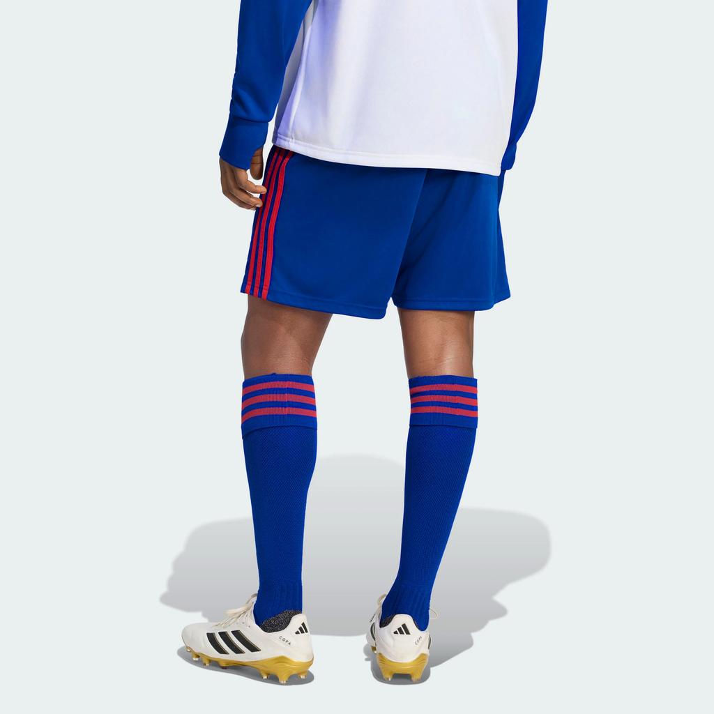 adidas Оригинал Манчестер Юнайтед Сезон 26/27 Выездная версия для болельщиков Быстросохнущие Полосатые На шнуровке Футбольные штаны Мужские низ KA6862