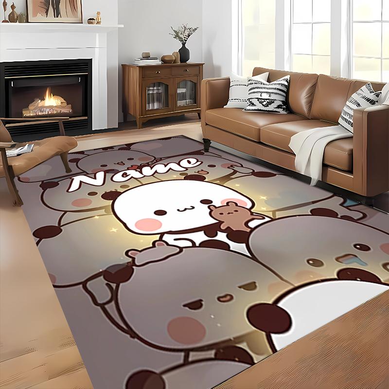 Custom personalization Bubu Dudu Area Rug - Perfect For Kitchen, Bathroom,Laundry Room Decor Large Size Available,Gift All Seasons