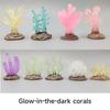 Aquariums Glowing Resin Coral Decoration Fishtanks AquaticUnderwater Ornament Landscaping Safety Decor for Fish Shirmps