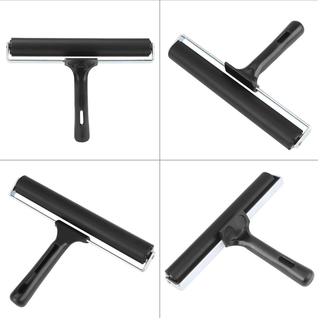 Rubber Brayer Roller Paint Brush Ink Applicator Art Craft Oil Painting Tool, for Painting Large Area Quickly, Made of High Quality Rubber, with Nonsli