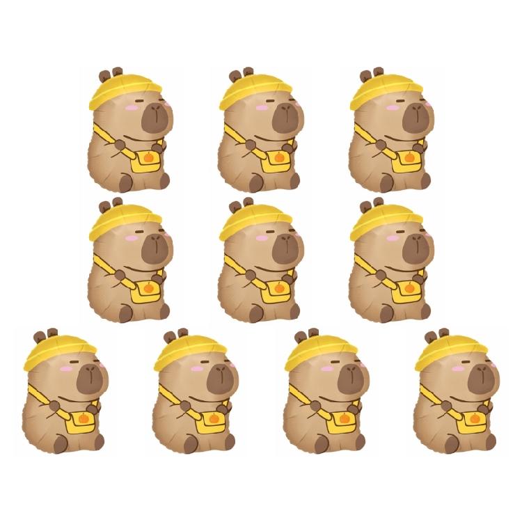 Набор из 10 портативных шаров-капибар для украшения фестиваля, для фестивальных мероприятий и веселых собраний, прост в использовании