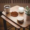 Cat Shaped Wooden Coasters Reusable Table Protection Mats Heat-Resistant Teapot Drink