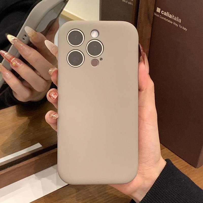 Матовый жидкий силиконовый чехол для телефона в форме мыла для iPhone 16 15 14 Plus 13 12 Pro Max 11, простой противоударный чехол
