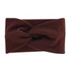 Ribbed Cotton Cross Twist Headband Wide Sports Headband Yoga Sweatband Hair Accessories