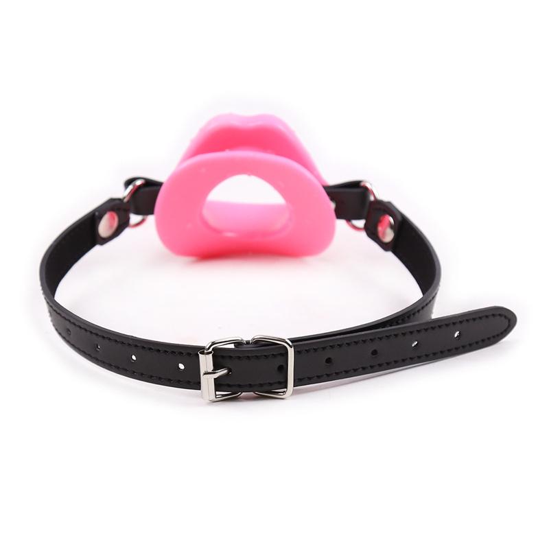 Silicone Mouth Shape Mouth Plug Bound Flirting Toy Adult Alternative Temperament and Interest Articles for Use Oral Sex