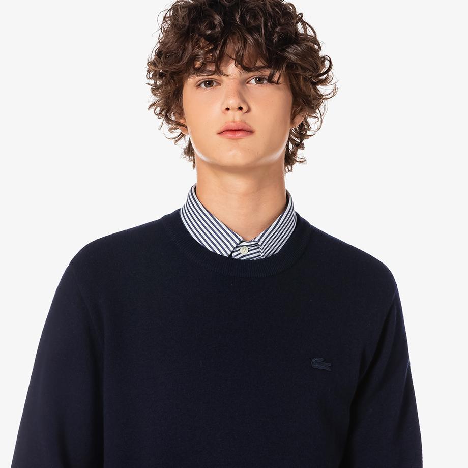 [lacoste] Men's Basic Crewneck Pullover AH596E-55NHDE