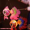 Goldfish Lantern DIY Assembly Handheld Lantern for Kids Battery Powered Chinese Traditional Lantern for Mid-Autumn Festival Spring Festival