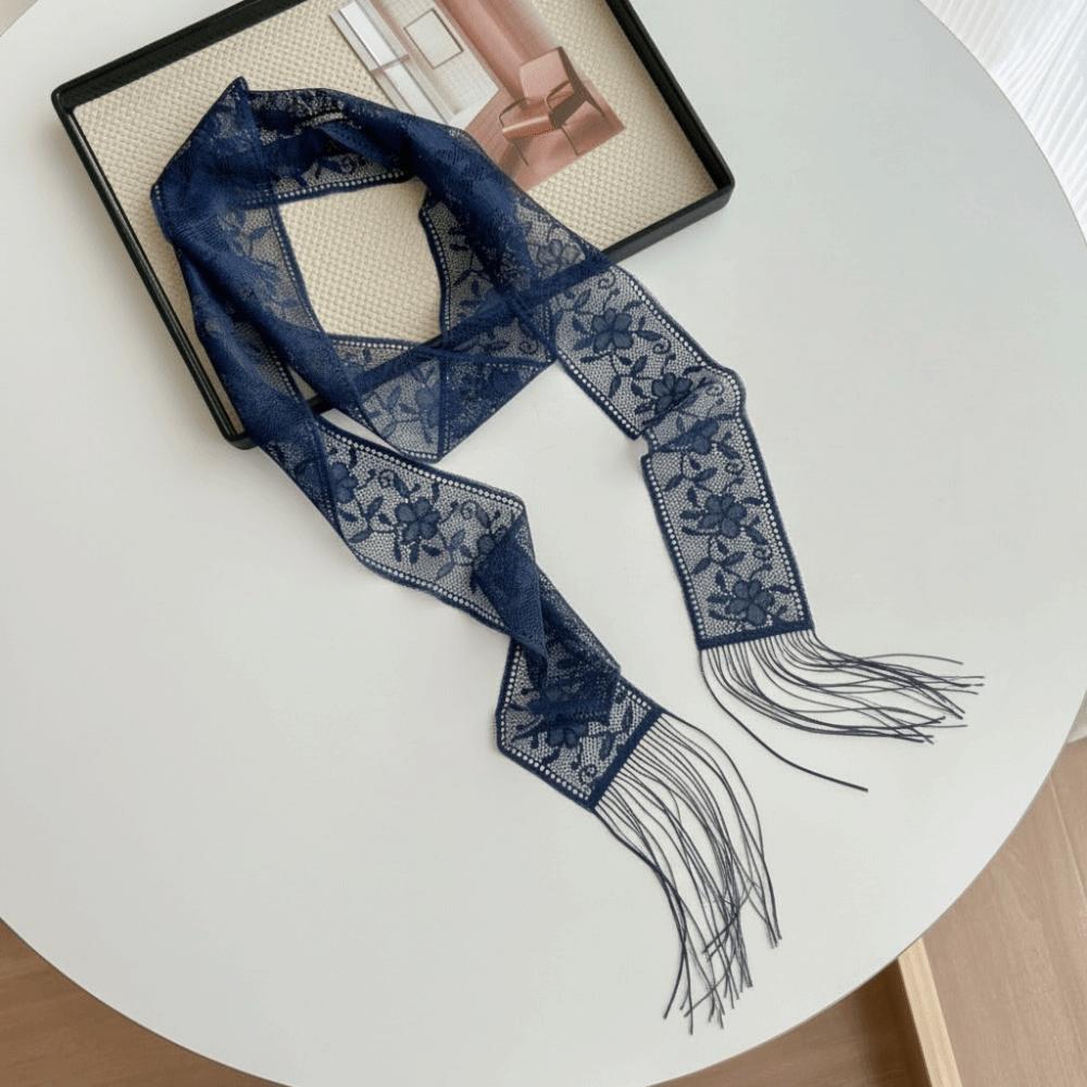 Floral Multifunctional Headscarf Elegant Bag Strap New Lace Printed Scarf  Formal Events