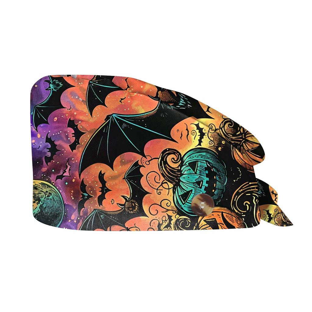 Модная шляпа для работы на Хэллоуин с принтом Повседневная кепка с сумкой