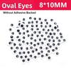 100pcs/bag Plastic Wiggling Moving Eyes 3D Kindergarten Handmade Dolls Eyes Dolls Activity Eyes