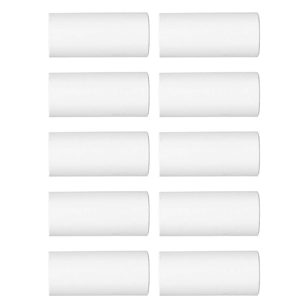 10 шт. рулонов бумаги для печати, белая печатная термочувствительная плотная бумага, рулоны термобумаги для малых
