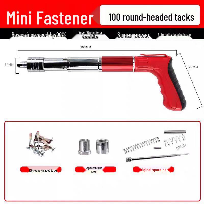 All-Steel Mini Powder-Actuated Nail Gun for Ceiling and Wall Fastening