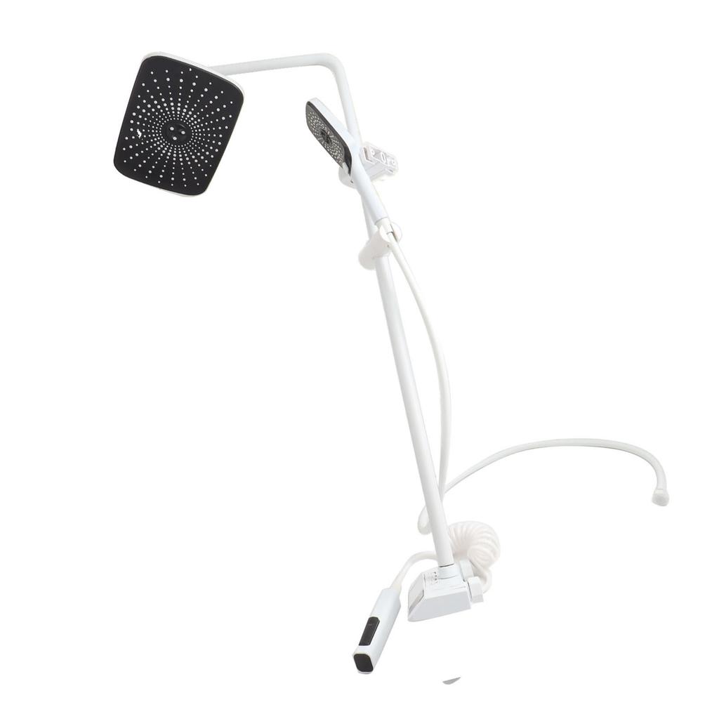 Rainfall Shower Head Set Push Button High Pressure Multiple Water Spray Modes Shower System for