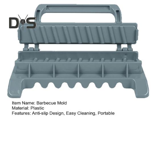 Большая ручная форма для кебаба, переносные шампуры для барбекю, семейные сборы, инновационная форма для барбекю