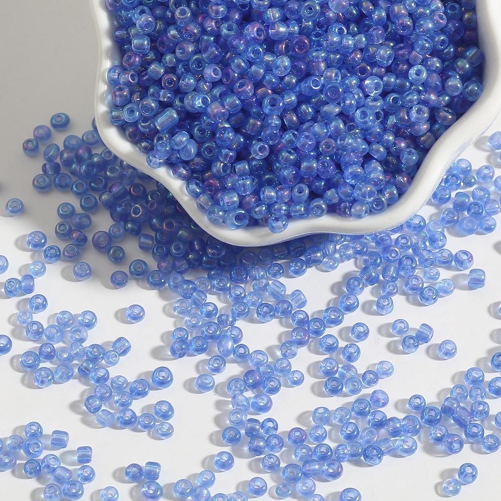 2/3/4 мм покрытые цветные серии стеклянные рисовые бусины для украшения ювелирных изделий, изготовления ожерелья, браслета «сделай сам»