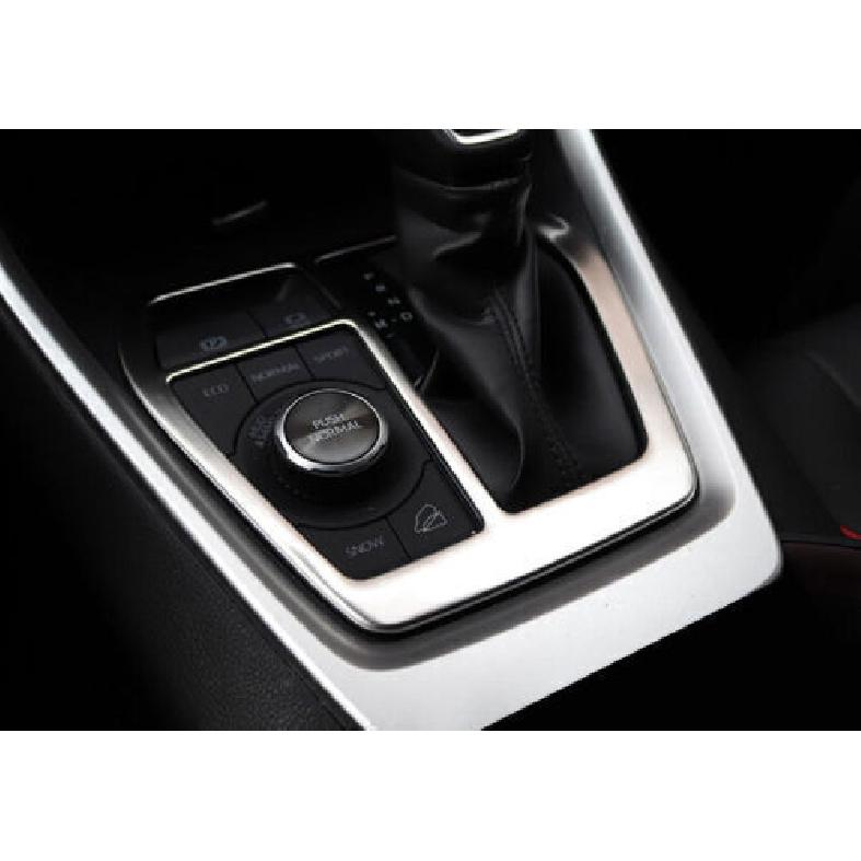 Серебристая 1 шт. Панель отделки рычага переключения передач центральной консоли Сталь Для Toyota RAV4 -