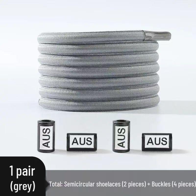 Эластичные шнурки без завязывания с металлической пряжкой - Легкие ленивые шнурки AUS