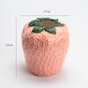 Cartoon Strawberry Ceramic Vase Cute Fruit Pot for Hydroponic Plants Floral Arrangement Home Decor Terrarium Accessories Gift