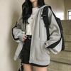 Harajuku Hoodies for Women Clothes Hooded Long Sleeve Jumper Hooded Regular Coat Casual Korean Style Sweatshirt Spring
