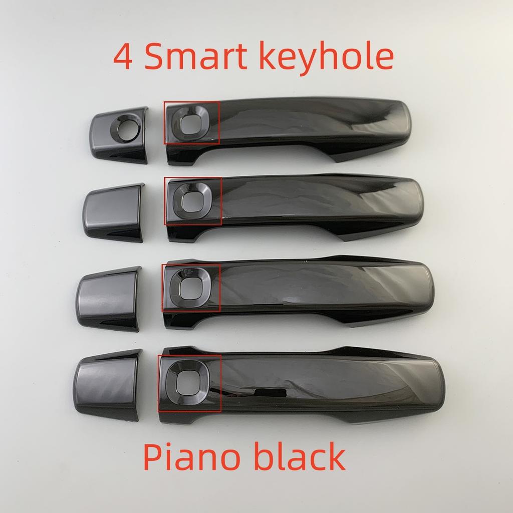 Для Toyota Land Cruiser LC200 FJ200 200 2008 - 2015 Черный Карбон Автомобильные Аксессуары Хромированная Накладка на Дверную Ручку Отделка Стиль Наклейки